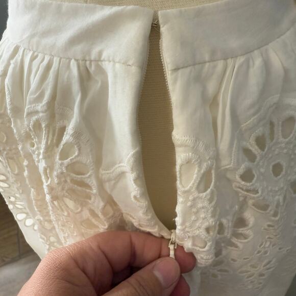 NWT Anthropologie x PAYAL JAIN Diana Eyelet Maxi Skirt White Boho Medium - Picture 4 of 9